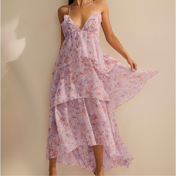 New Victoria’s Secret Floral Layered Maxi Dress in Blossom - Picture 3 of 4